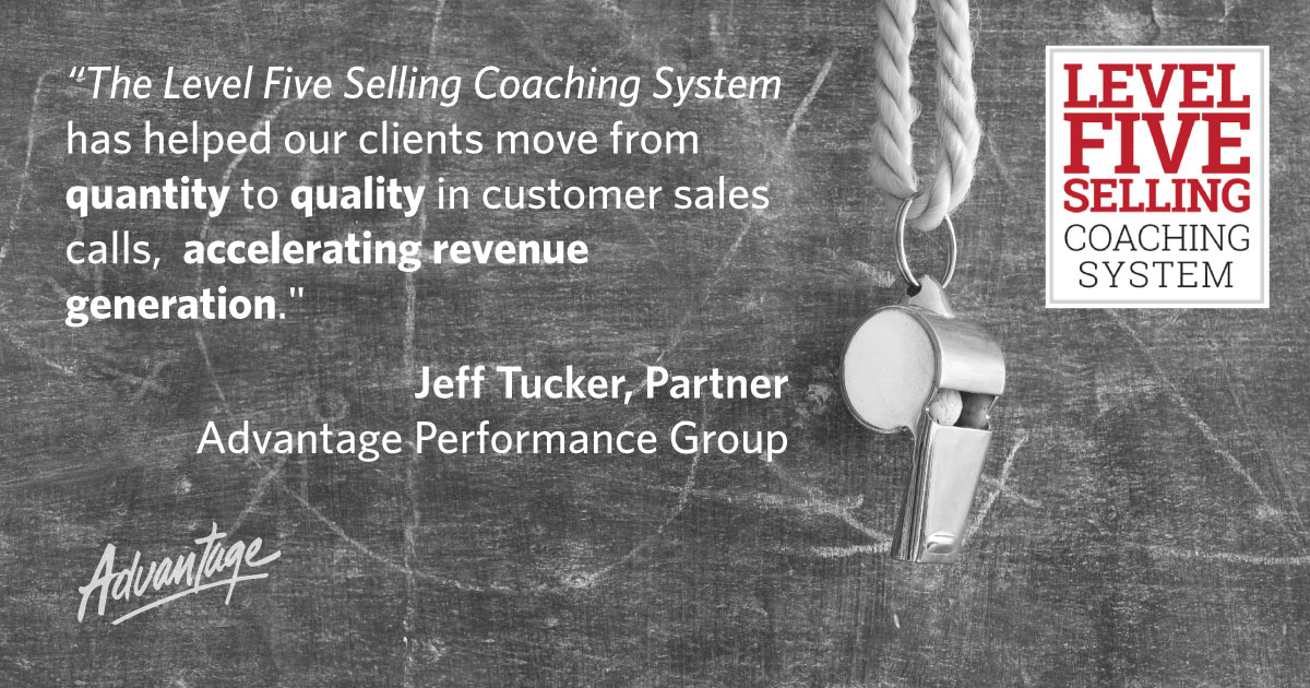Get proven, measurable results with the Level Five Selling Coaching System, based on the bestselling book for sales leaders