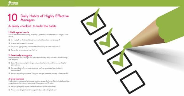 10 Daily Habits of Highly Effective Managers