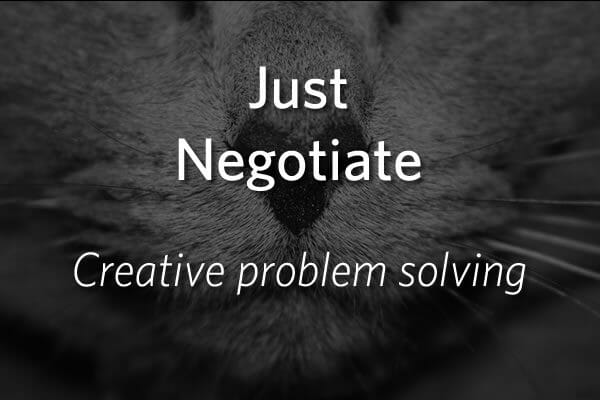Just Negotiate - Creative Problem Solving
