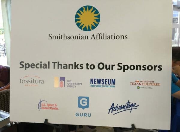 Sponsors of the the 2016 Smithsonian Affiliations National Conference