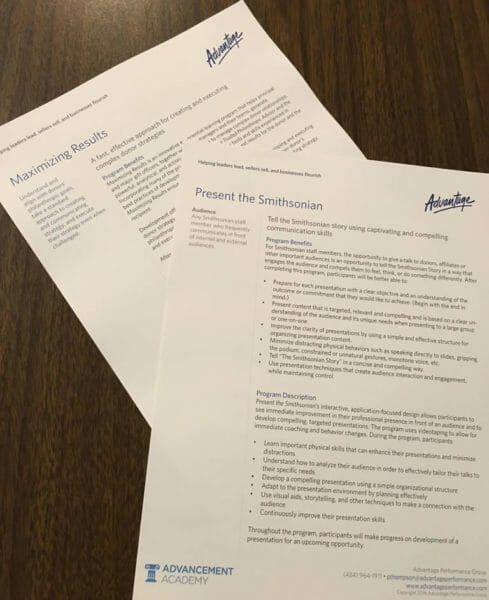 Details on our Present the Smithsonian workshop 