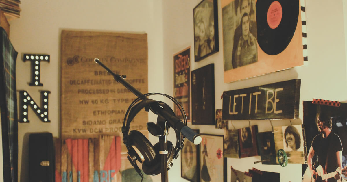 Play it again: webinar replays - Recording studio photo by Paulette Wooten on Unsplash