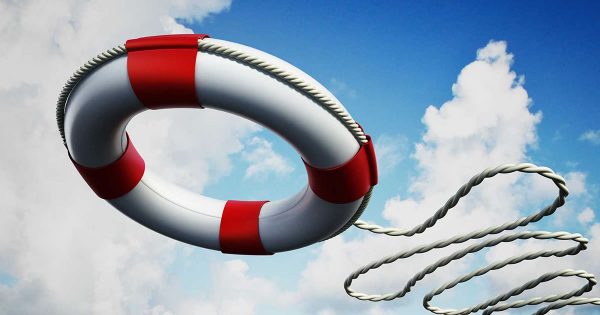 no rescue required with Multipliers (graphic of rescue throw ring)