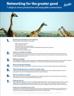 Download tips for better networking today!
