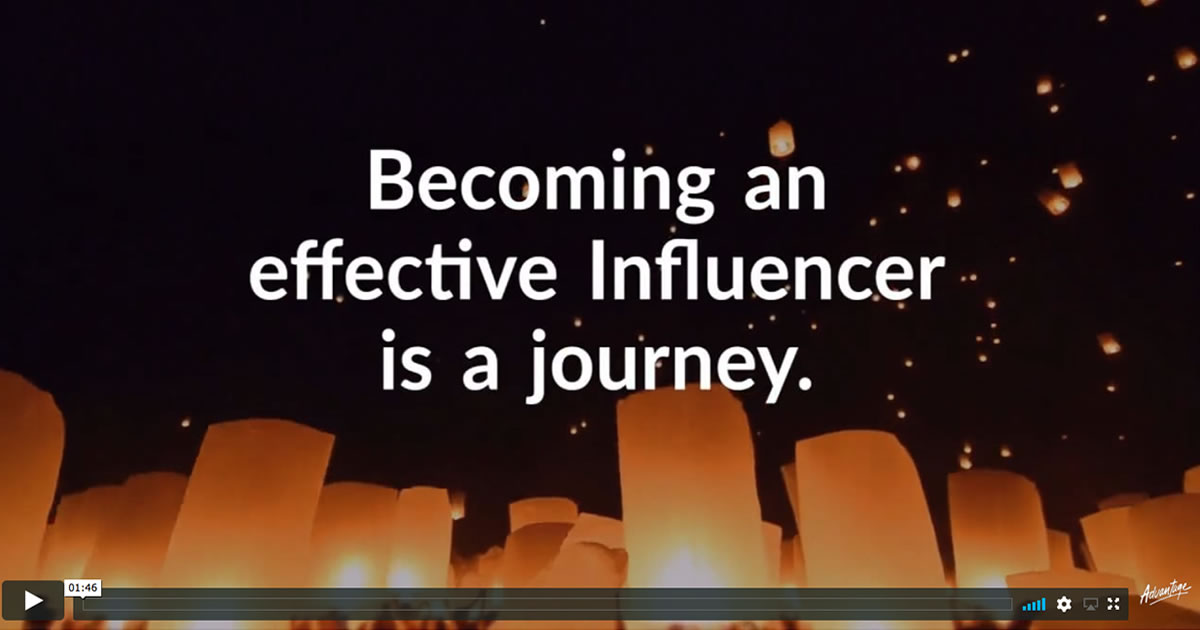 Free resource - Becoming an effective influencer is a journey - video screenshot