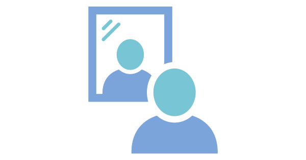 Self-awareness and EQ (mirror icon)