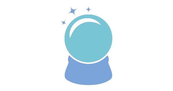 The future of L&D (crystal ball icon)
