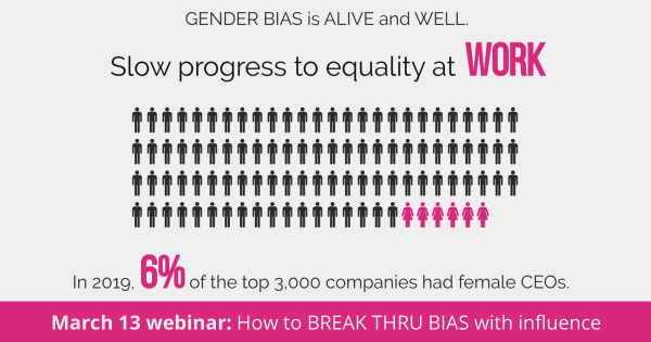 Breaking thru Bias with influence: Join our webinar on March 13!
