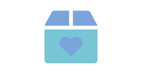 Supporting each other - Talent Development Tuesday (icon of a care package)