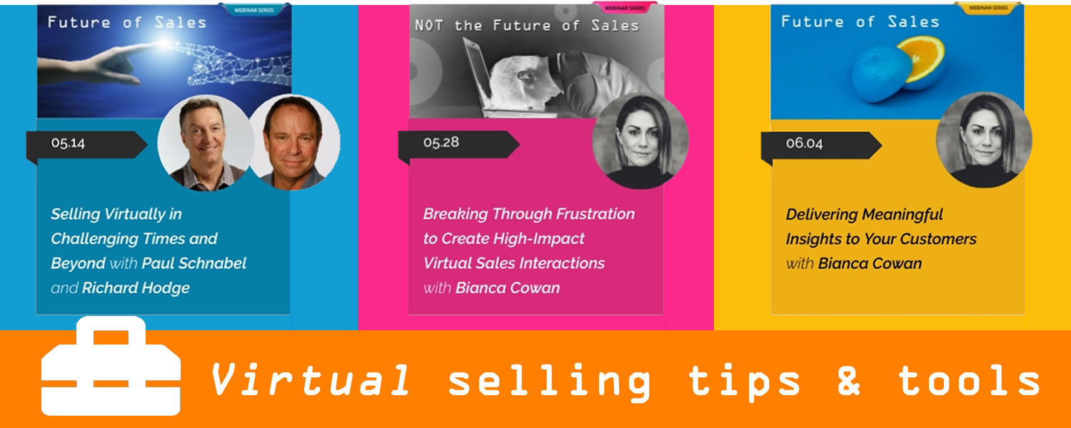Get Part 2 of our webinar archive resource with 3 webinars from our Future of Sales series