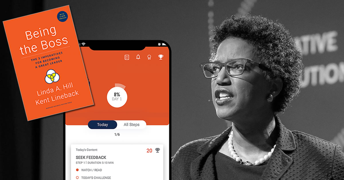 Greatness at hand: A webinar with Harvard Professor Linda Hill, whose management classic Being the boss is going mobile.