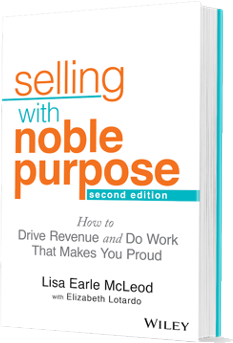 Selling with Noble Purpose book cover