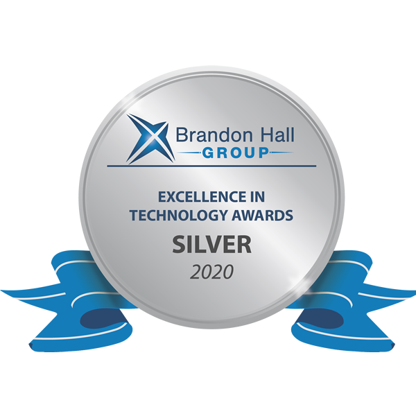 2020 Brandon Hall Group Silver Award for Excellence in Technology