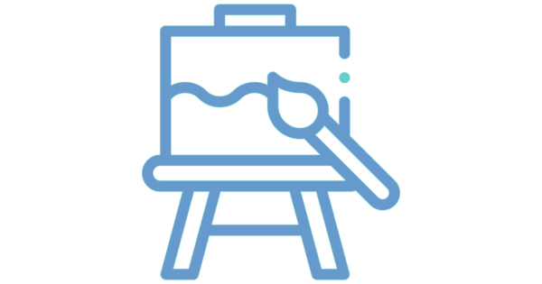 Talent Development Tuesday: Together, we create! (icon of an art canvas)