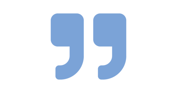 Talent Development Tuesday - What you're saying (double quote icon)