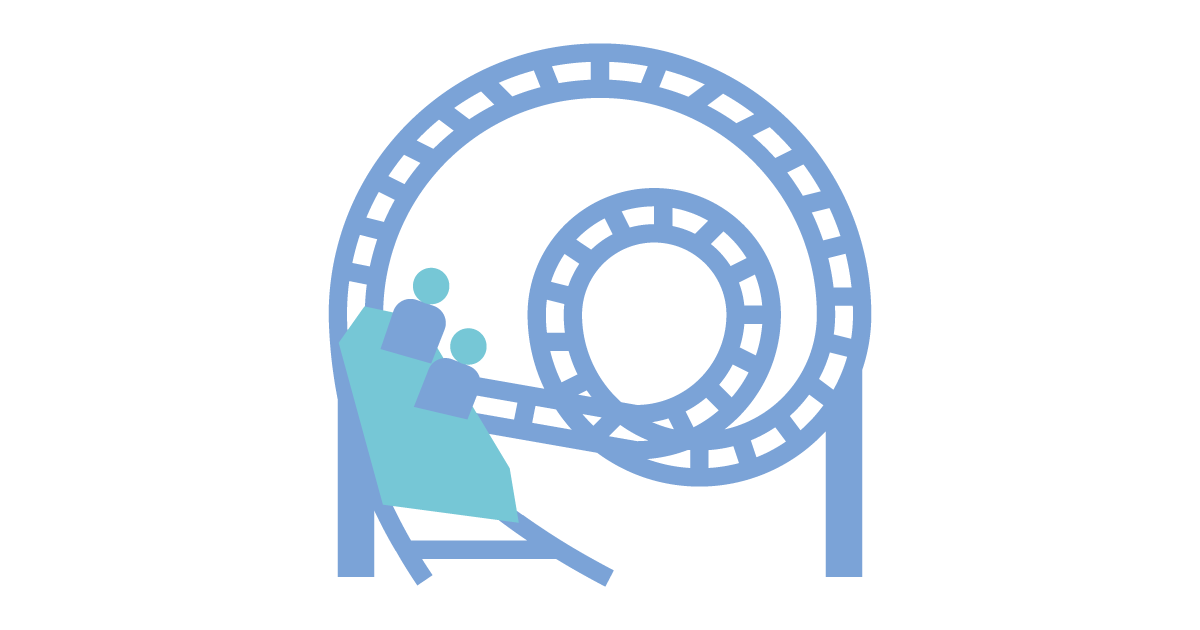 Talent Development Tuesday - Roller coaster blues (roller coaster artwork)