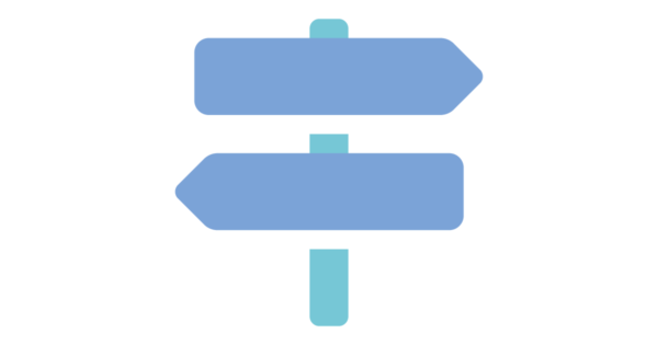 Talent Development Tuesday - Decisions, decisions (icon of a signpost pointing one way and the other)
