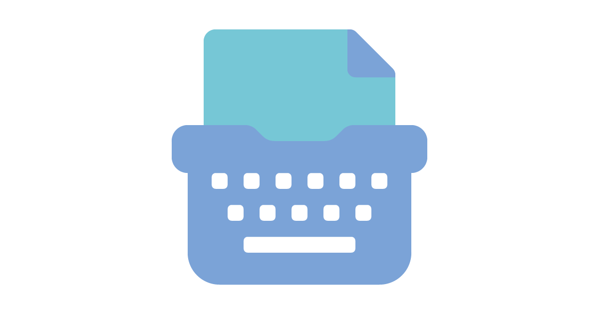 Talent Development Tuesday - Tell your story (typewriter icon)