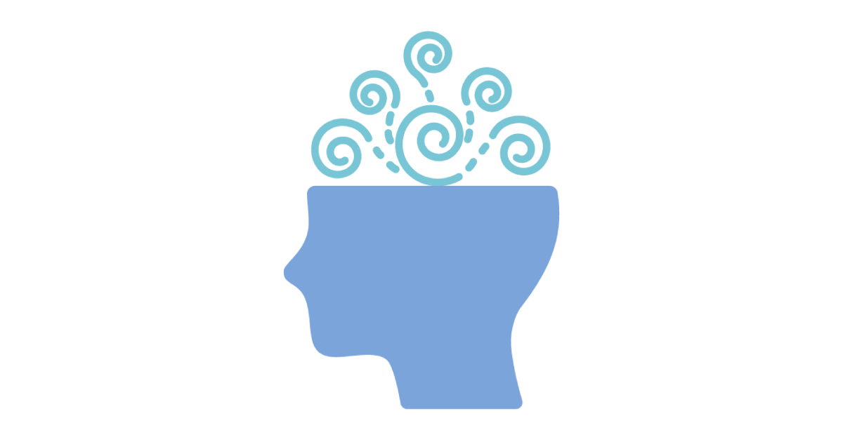 Talent Development Tuesday - Illuminating mental health (icon of head filled with swirly thoughts)