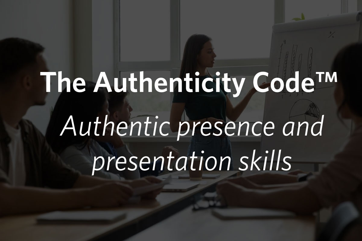 Elevate your confidence, authentic presence, and presentation skills