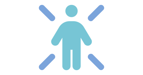 Talent Development Tuesday - Be yourself (icon of a person in rays)