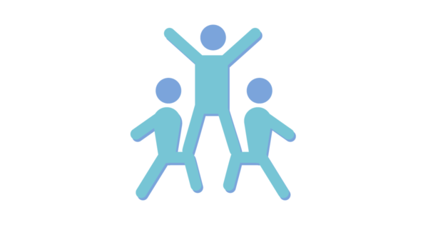 Talent Development Tuesday - Sinking, swimming, or winning together (teamwork icon)