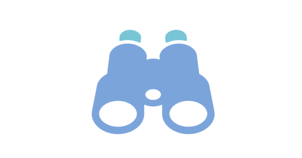 Talent Development Tuesday - A line of sight (binoculars icon)