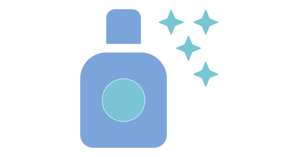 Talent Development Tuesday - A fresh start (icon of a spray bottle with sparkles)