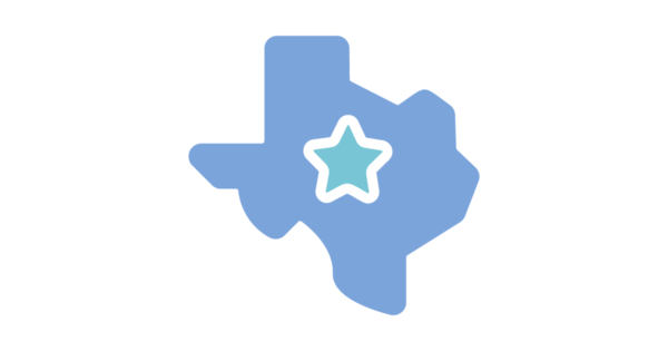 Talent Development Tuesday - Bigger in Texas (Texas icon with star in the middle)