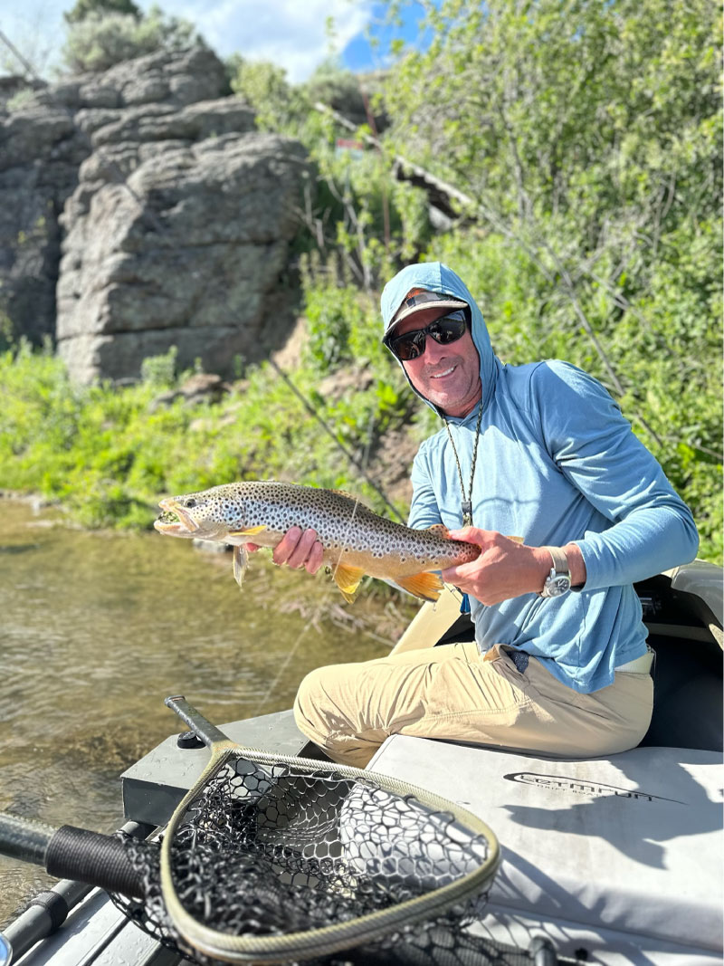 Jonathan Hodge at one of his favorite places of reflection, Utah's Henry's Fork