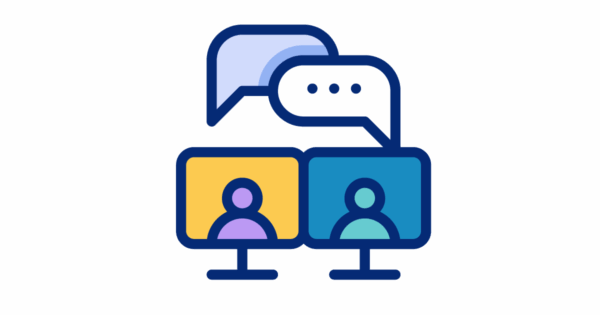 Talent Development Tuesday - No buyers were harmed (icons showing online dialogue between AI coach and trainee)