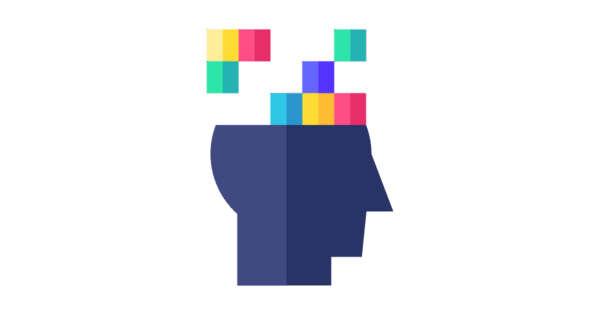 Talent Development Tuesday - A bot with brains and a familiar voice (icon of a person's head with colorful squares)