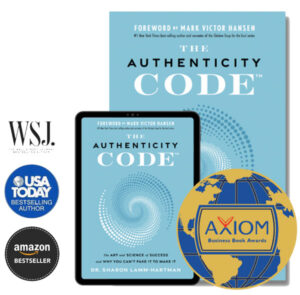 The Authenticity Code book cover and awards