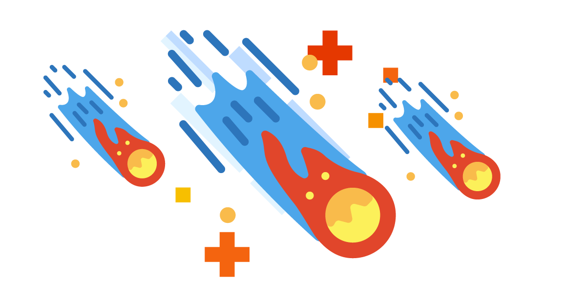 Talent Development Tuesday - A behavior change engine (artwork of comets)