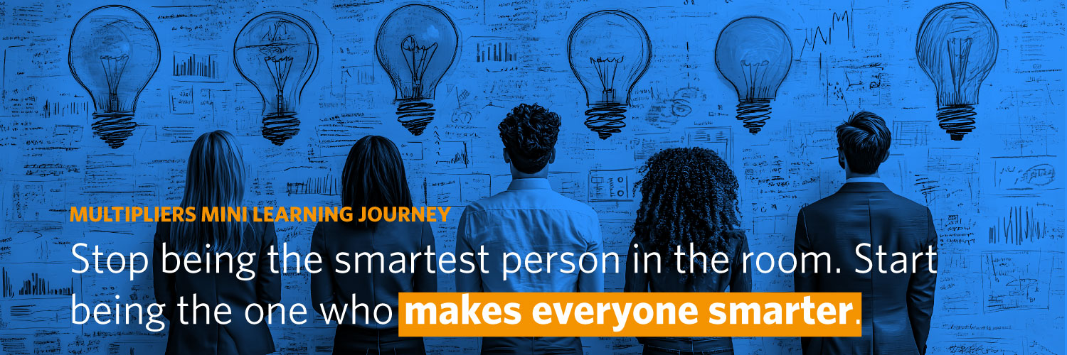 What if everyone around you got smarter because of you?