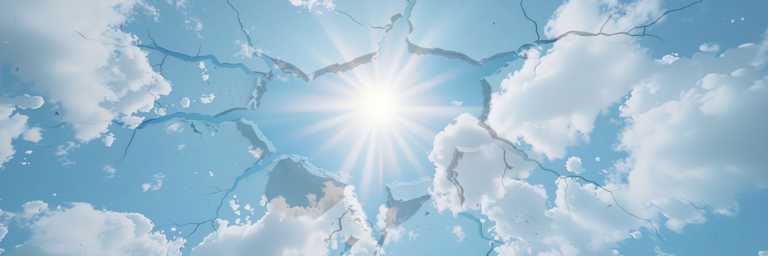 The sky's the limit: AI raised the floor. Impact Players takes out the ceiling. (sun and blue sky with clouds)