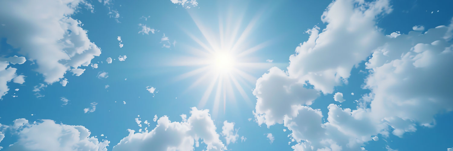 The sky's the limit: AI raised the floor. Impact Players takes out the ceiling. (sun and blue sky with clouds)