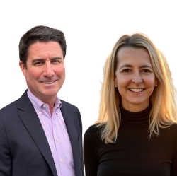 Jonathan Hodge and Caitlin Storhaug